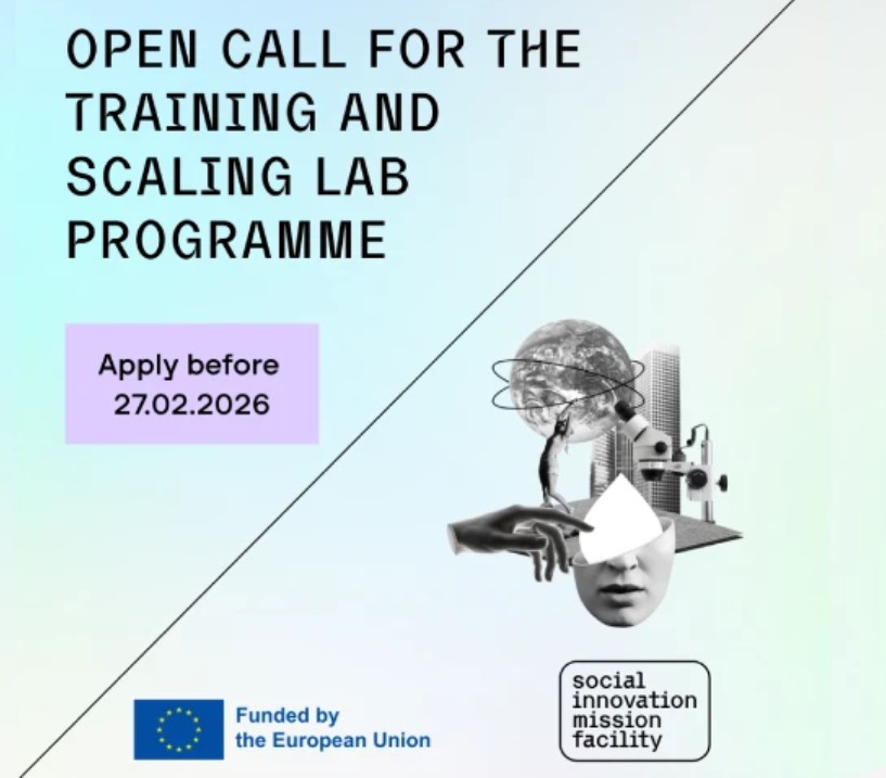 Open call: Training & Scaling Lab para organizações de apoio à inovação social